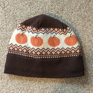 Gymboree pumpkin fall autumn beanie